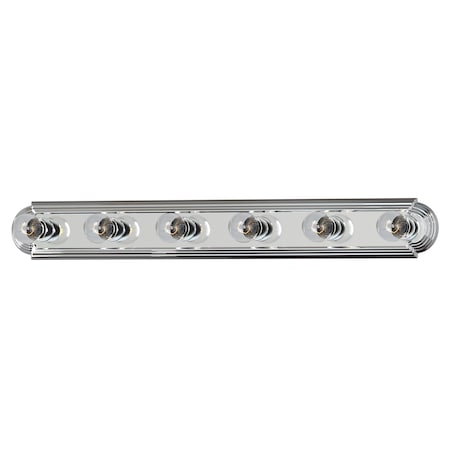 Maxim Lighting Essentials 6-Light 36" Wide Polished Chrome Vanity Light 7126PC